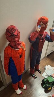 Kostym maska karneval spiderman na 3 až 5 rokov