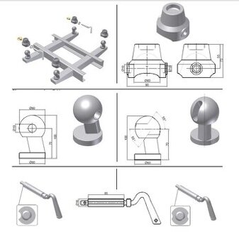 Predám gule na vyklápanie vlečky - korby do 5t aj do 8t