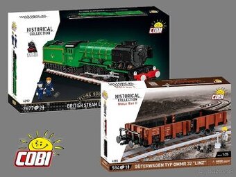 COBI lokomotíva + nákladný vagón