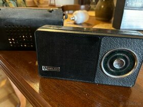 Staré rádio Selga 405 s koženým obalom