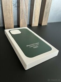 Kozeny kryt iPhone 13 Pro Max Leather Case Green