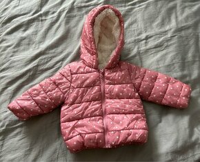 Dievčenská teplá bunda na zimu 62