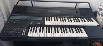Predám elektrické dvojradové varhany Farfisa TS600