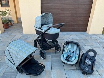 ABC Design Smaragd kočík - 3kombinácia + ISOFIX
