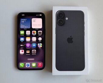 Iphone 16 Plus 128 GB Black , záruka 2/2027