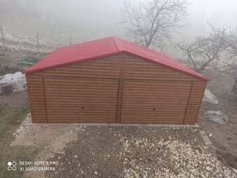 Plechová garáž 7x5m