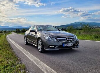 Mercedes Benz E coupe 350 CDI AMG  - hnedá koža