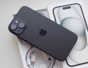 iPhone 15 Black BATERIE 100% TOP