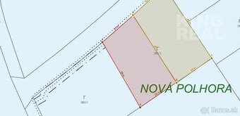 NA PREDAJ STAVEBNÝ POZEMOK 881 m2 - NOVÁ POLHORA