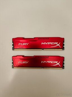 KINGSTON HyperX Fury RED 8GB (2x4GB)/DDR3/1866MHz