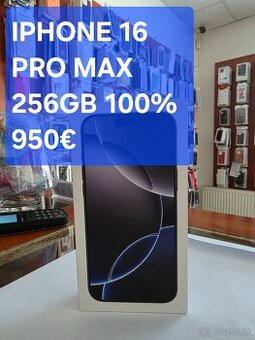 IPHONE 16 PRO MAX 256GB