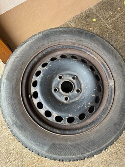 Zimné pneumatiky Continental 195/65/R15 91T s diskami