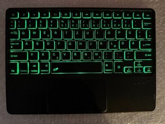 Bluetooth bezdrôtová klávesnica s touchpadom