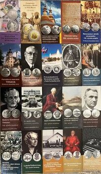 Informačný leták k strieborným zberateľským minciam SK/EN/DE