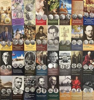 Informačný leták k strieborným zberateľským minciam SK/EN/DE