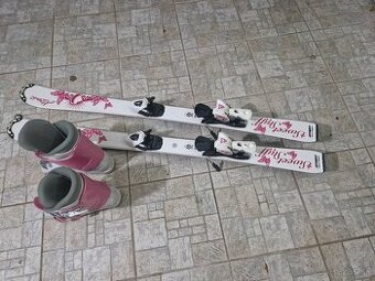 ATOMIC dievcensky Detsky Lyziarsky set Lyze+Lyziarky+Palice