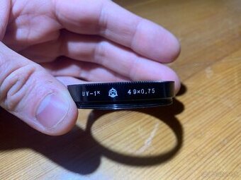 UV filter UV-1× (49 mm, USSR) – originál ZSSR