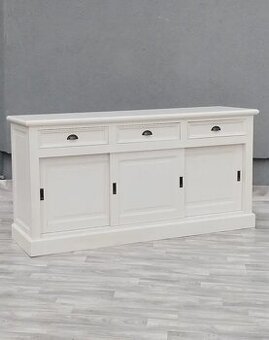 Komoda biela – vidiecka.