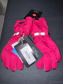 Lyziarske rukavice dievcenske Lego 134/140 - NOVE