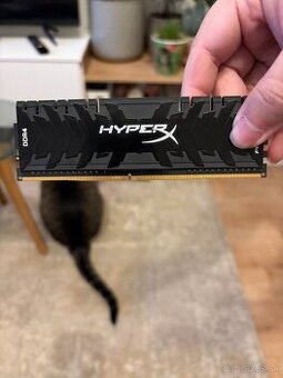 Predám RAM HyperX Predator 8GB (1x8GB) DDR4 3200MHz CL16