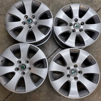 Hliníkové Škoda disky 5x112 R16 7J ET45