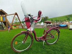 Predná cyklosedačka sedačka na bicykel Qibbel