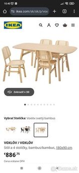 Jedálenská zostava Voxlöv