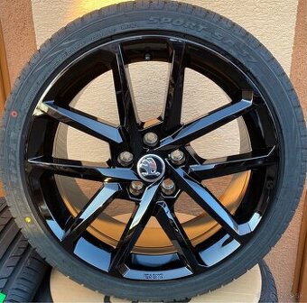 5x112 R18 Borbet N Black glossy + letné 225/40 R18 (2024)