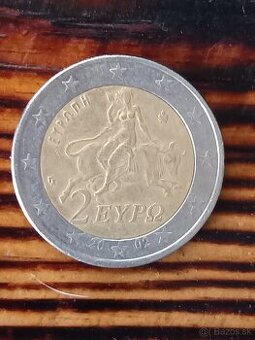2€minca chybná vzácna písmeno s.
