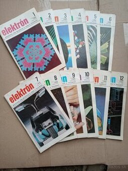 Časopis Elektron 1-12/1986. Predávam všetko spolu.