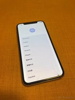 IPhone X 64GB silver - bloknuty na iCloud