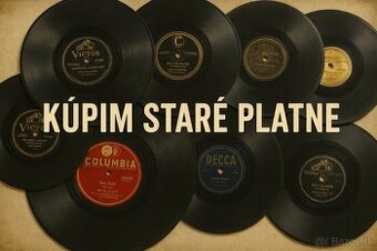 Kúpim staré šelakové platne do zbierky.