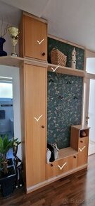 Predám skrinky na vešiakovú stenu - masív