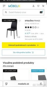 Jedálenské stoličky