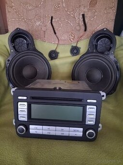 Rádio passat b6 + repráky