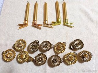 Staré štipce na vianočné sviečky