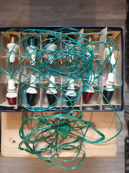 Retro sviečky na stromček