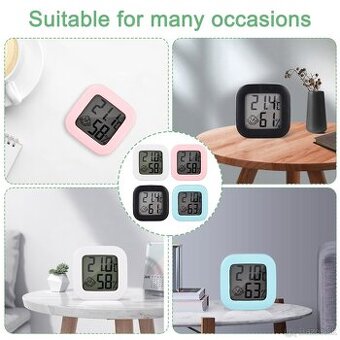 Digitálne teplomery a vlhkomery s LCD displejom na vnútorné