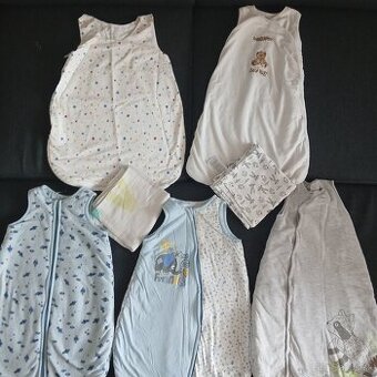 Spacie vaky 5x  a 2x plienky