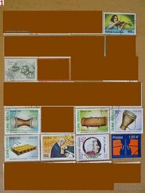 Nádherné poštové známky UMENIE 1