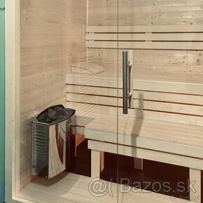 Fínska sauna s presklením - 1