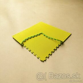 Tatami Champion puzzle  zeleno-žltá 105cm x 105cm x 2cm