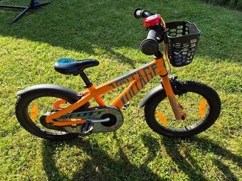 Detsky bicykel scott JR 16 + pomocne kolesa