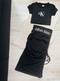 Cierna suknova suprava calvin klein