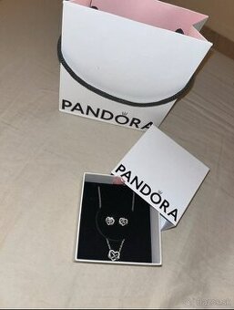 Pandora set náušnice + nahrdelnik