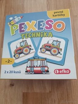 Pexeso v krabičke s pevným podkladom