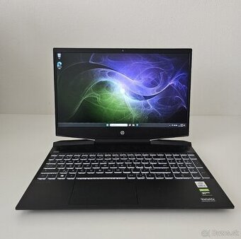 Herný notebook HP Intel GTX 1650ti 32 GB RAM 144 hz
