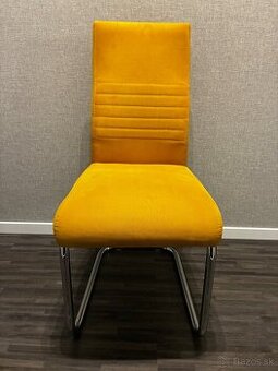 Jedálenska stolička farba Curry -žltá - 1