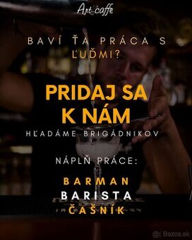 Brigádnik / Brigádnička do kaviarne