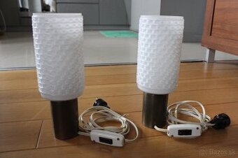 2x mosadzna stolna lampa original CSSR